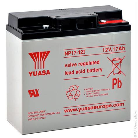 Batterie Plomb Agm Yuasa Np17 12i 12v 17ah M5 F