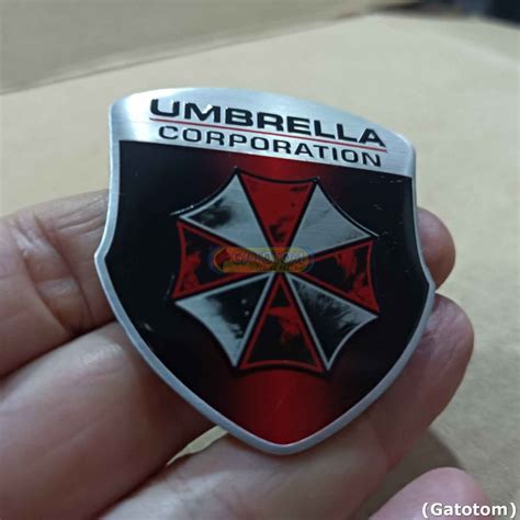 Emblema Umbrella Bras O Adesivo Resident Evil Blk Suj Harley