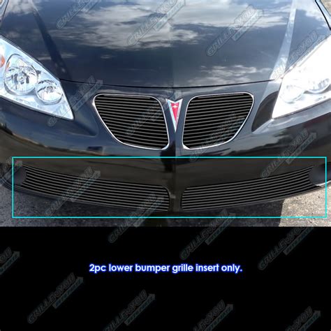 Fits Pontiac G Lower Bumper Black Billet Grille Insert