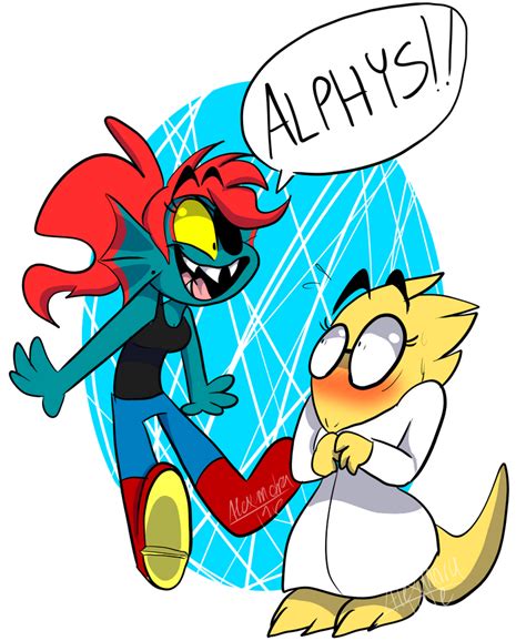 Undyne And Alphys By Alexandratale On Deviantart