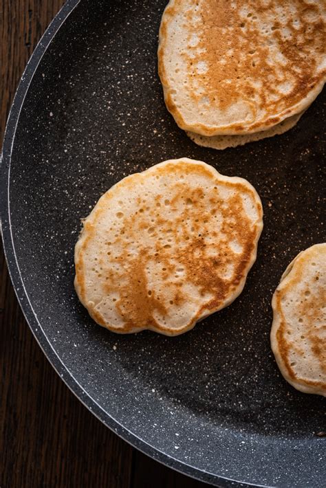 Fluffy Yeast Pancakes With Lemon Drizzle – Kitchen Julie