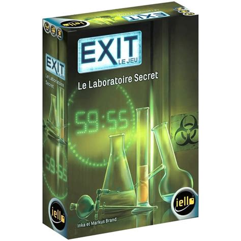 Jeu Exit Le Laboratoire Secret Iello King Jouet Jeux De R Flexion Iello