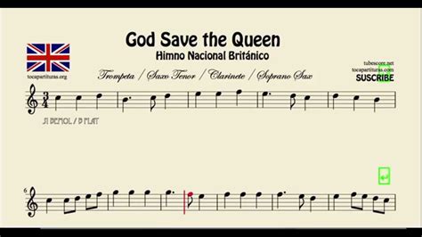 God Save The Queen Sheet Music For Trumpet Clarinet Tenor And Soprano