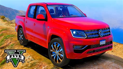 TENTANDO SUBIR O MONTE CHILIAD UMA SUPER AMAROK V6 NO GTA 5 MODS