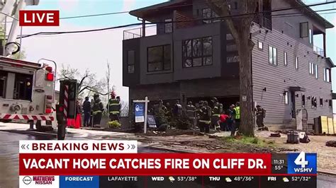 Vacant Home Catches Fire On Cliff Drive YouTube