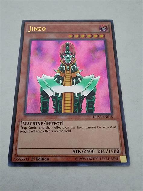 Jinzo Dusa En045 Duelist Saga Ultra Rare 1st Edition Toys And Games