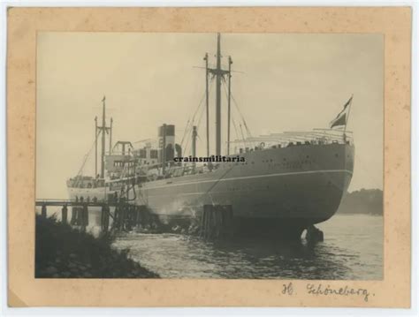 ORIG RIESEN FOTO Schiff ELSA ESSBERGER Hamburg Boot Dampfer EUR 7 99