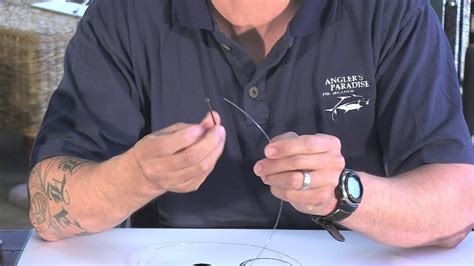 How To Tie Snell Knot Up Eye Hook Youtube