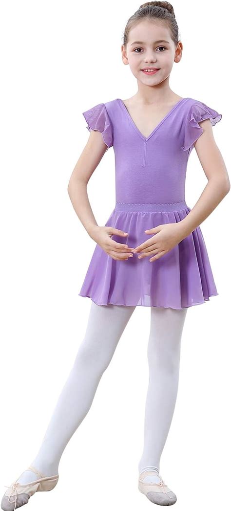 Zoerea Vestido De Ballet Maillot De Danza Para Ni A Leotardo Body De