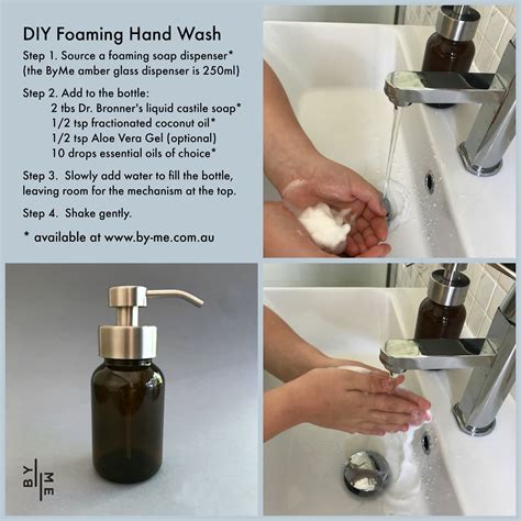 DIY foaming hand wash recipe | by-me.com.au