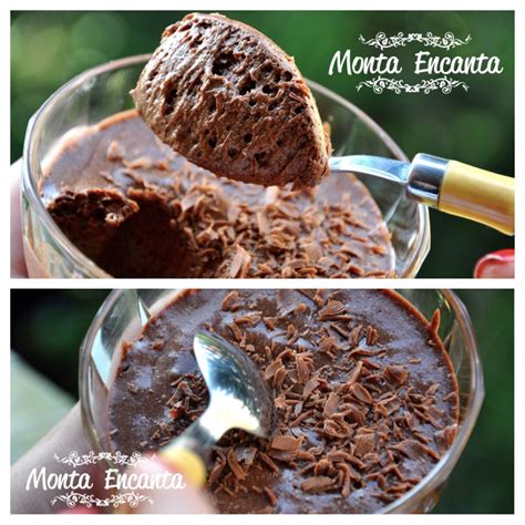 Mousse De Chocolate Tradicional Min E Est Pronto Ideias Mousse