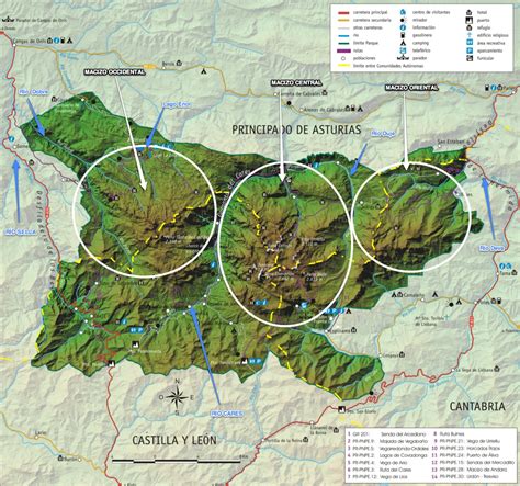 Picos De Europa Map