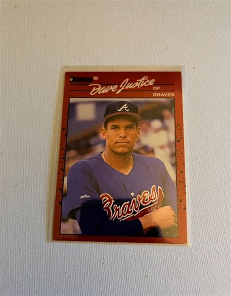 1990 Donruss 704 David Justice RC EBay