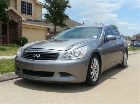 Sell Used 2008 Infiniti G35 Base Sedan 4 Door 3 5L In Houston Texas