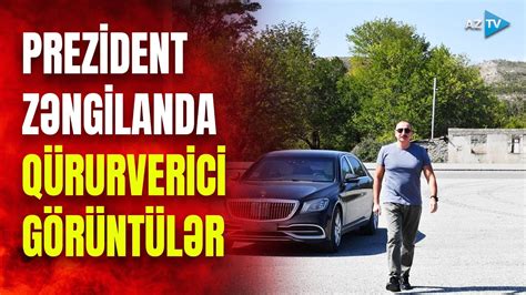 Prezident İlham Əliyev Zəngilanda Dövlət başçısının səfərinin