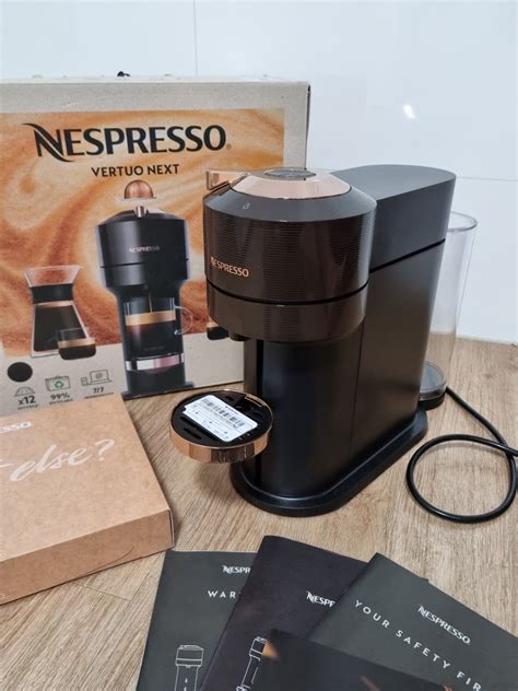 Nespresso Vertuo Next Premium Rich Brown Coffee Machine Tv Home