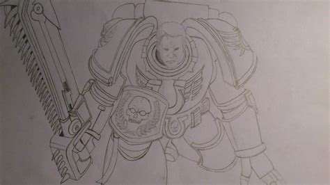 How To Draw A Space Marine 3 By Kingaudi On Deviantart