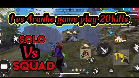 Free Fire Max Br Rank Vs King Free Fire Max Solo Vs Squad Game