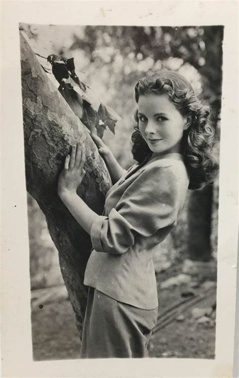 Actress Jeanne Crain Early 1940s Oldschoolcool