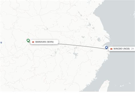 Direct Non Stop Flights From Wanxian To Ningbo Schedules