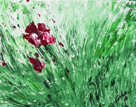 20 Perfect Red Flowers Painting Abstract Art You Can Use It Free Of