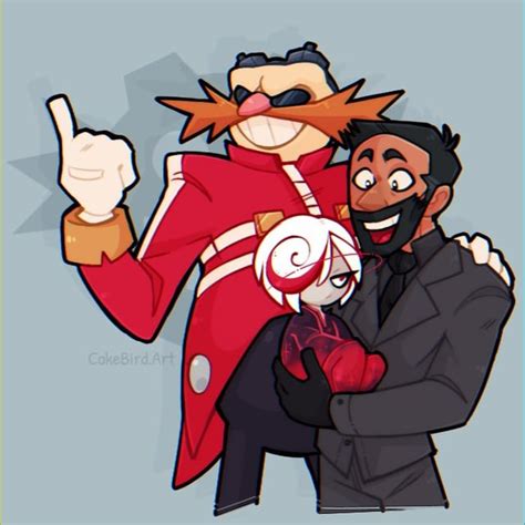 Eggman, Agent Stone and Sage (Art by Cakebird_art) : r/SonicTheHedgehog