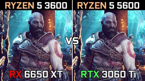 RX 6650 XT Ryzen 5 3600 Vs RTX 3060 Ti Ryzen 5 5600 Test In 10