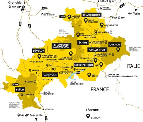 Hautes alpes » Voyage - Carte - Plan