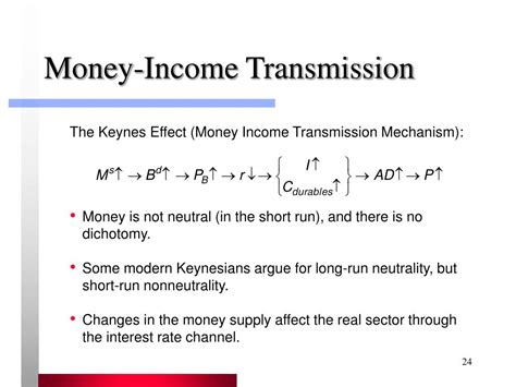 Ppt The Keynesian System Ii Money Interest And Income Chapter