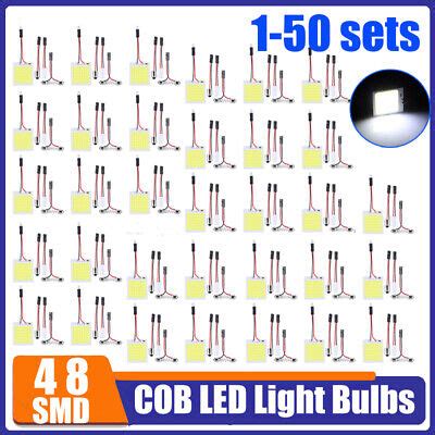 Smd Cob White Led Panel Festoon T Ba S Car Interior Dome Map Light