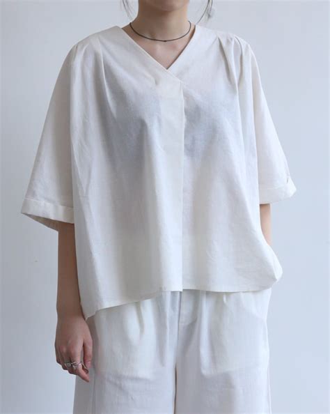 Light Komo Shirt White Tea Abeautifulstore