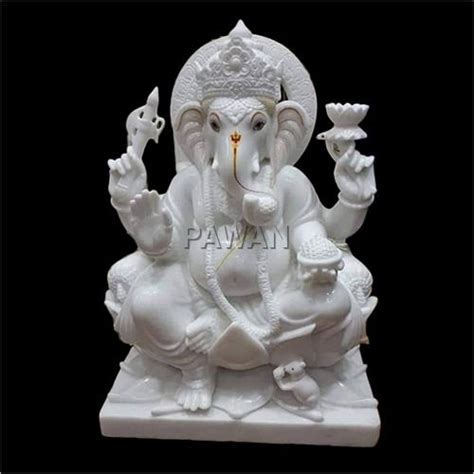 Eco Friendly Marble White Bal Ganesha Statue At Best Price In Jaipur