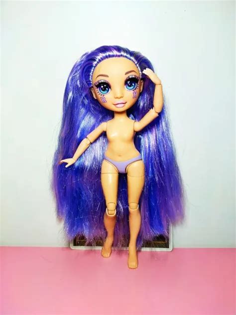 RAINBOW HIGH DOLL VIOLET WILLOW CHEER NUDE Perfect Conditions CHECK