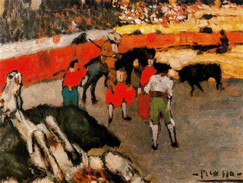 Bullfight Scene 1901 Pablo Picasso WikiArt Org