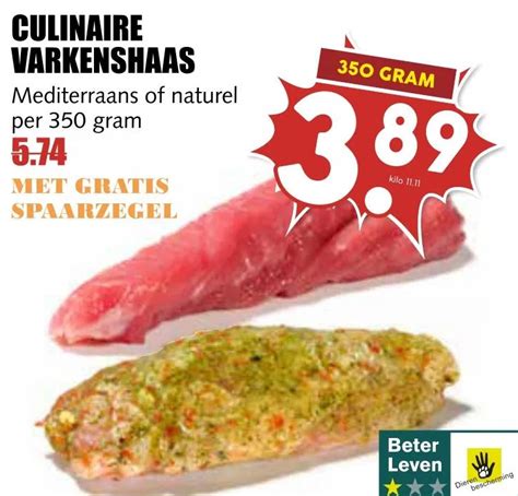 Culinaire Varkenshaas Aanbieding Bij Mcd Supermarkt