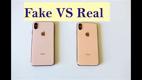 How To Spot Fake Iphone Xs Max Fake Vs Real Iphone Xs Max Youtube