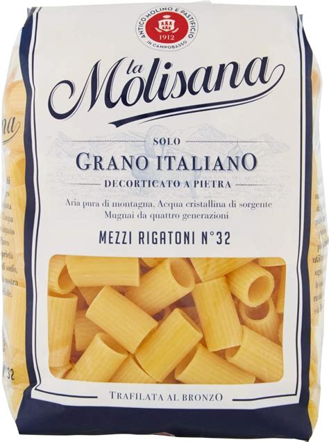 La Molisana Mezzi Rigatoni N°32 500 G Amazonit Alimentari E Cura Della Casa