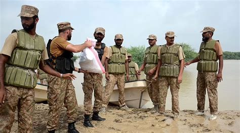 Pak Army Continues Relief Activities In Flood Hit Areas