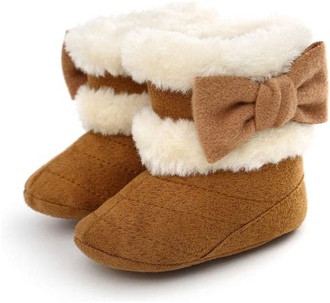 Botas de invierno para bebé suela suave antideslizantes para la