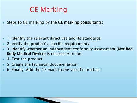 Ce Marking And Ce Certification Ppt