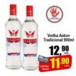 Vodka Askov Tradicional 900ml Oferta Na Higa S Supermercado