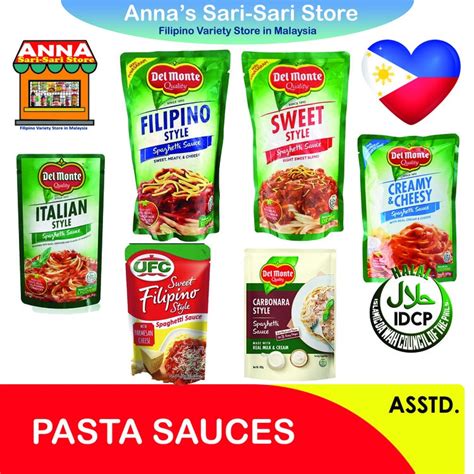 Del Monte Filipino Style Spaghetti Sauce Halal Shopee Malaysia