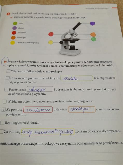 Biologia klasa 5 ćwiczenia zad 3 str 13 potrzebuje szybkoo napisałam