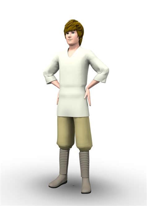 Luke Skywalker 3d Render By Tppercival On Deviantart