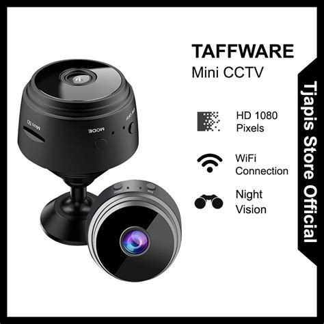 Jual TAFFWARE MINI WIFI IP CAMERA CCTV WIDE ANGLE 1080P Shopee Indonesia