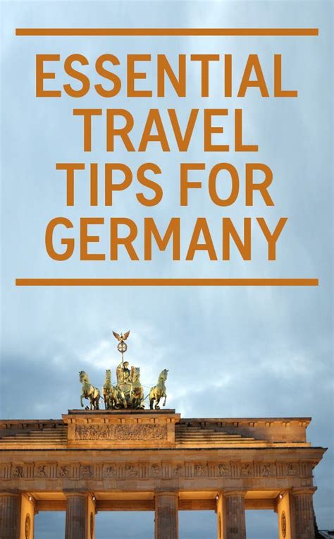 Germany Travel Tips - 7 Helpful Things To Know for Germany