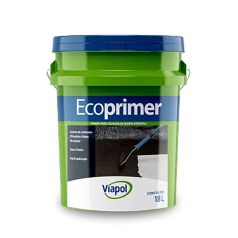 Impermeabilizante Ecoprimer Balde 18L Viapol Na Elos