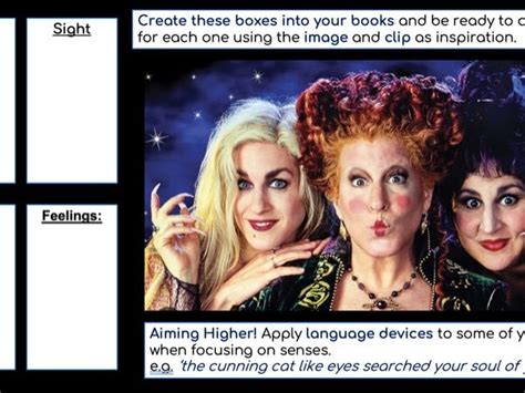 Hocus Pocus 2 Creative Writing Teaching Resources