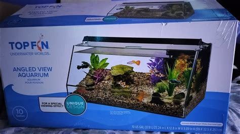 Top Fin Angled View Aquarium Unboxing Youtube