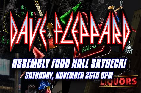 Dave Fleppard Returns To Assembly Food Hall Skydeck